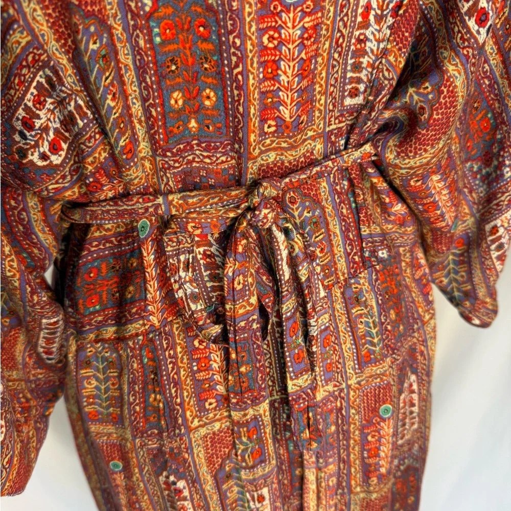 Anthropologie Tiny Omina Kimono Dress Boho Festival Sz Medium - Picture 7 of 10